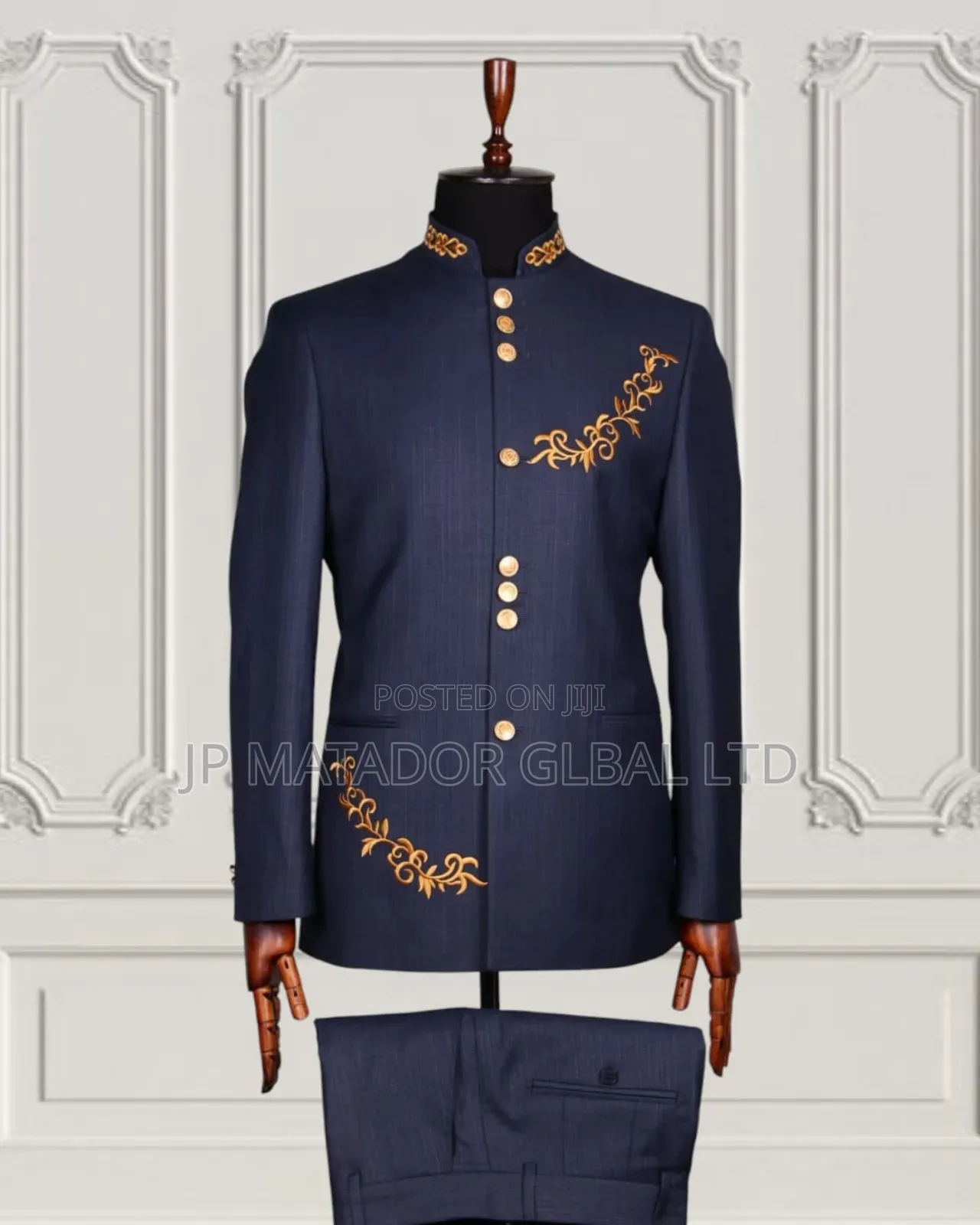 High Quality Stock Turkish Bishop Neck Suits