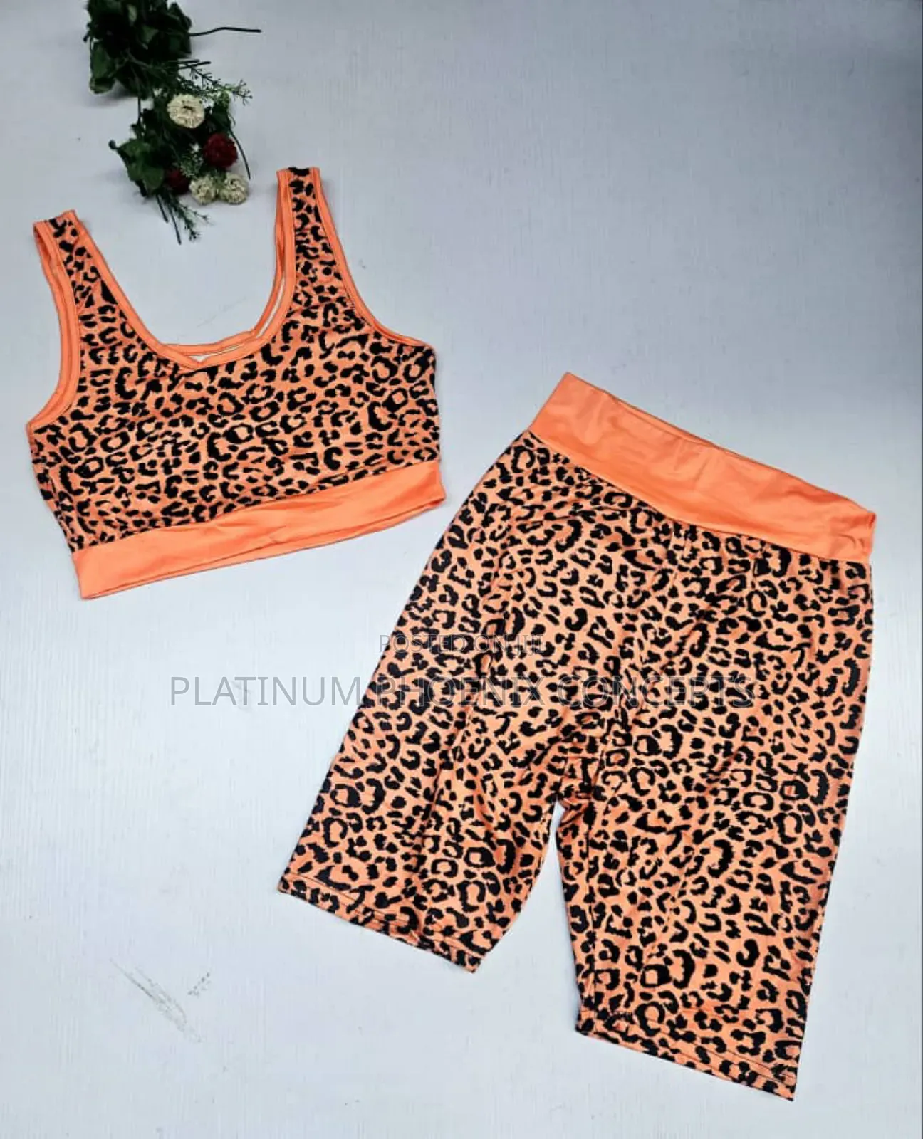 Female Up and Down Gym Wear