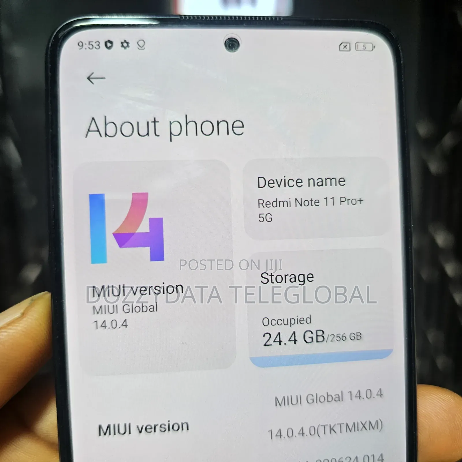 Xiaomi Redmi Note 11 Pro+ 5G 256 GB Black