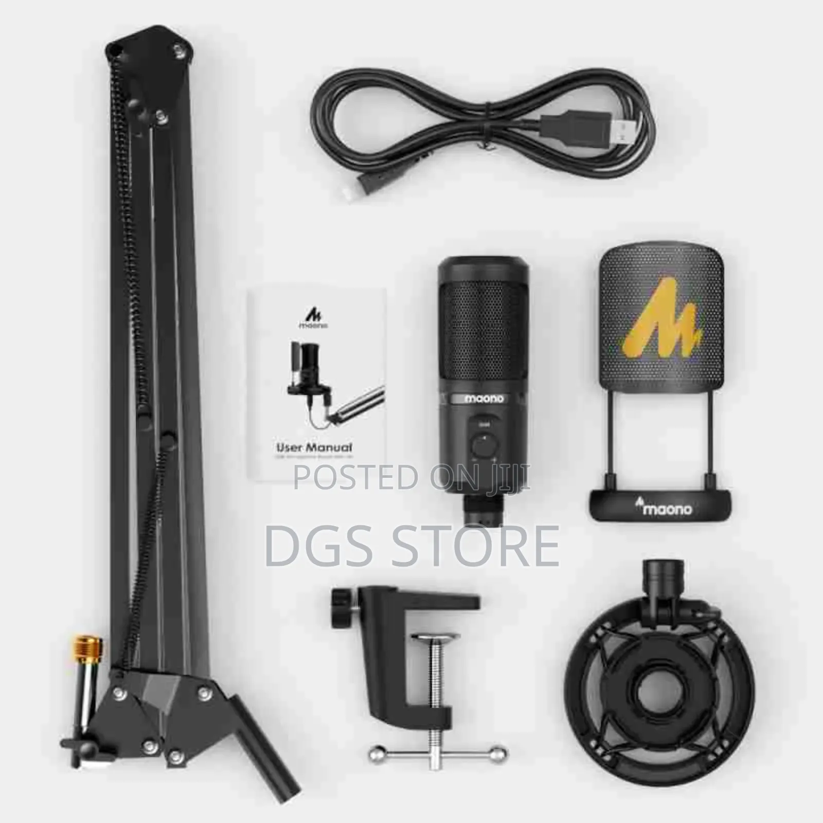 Maono USB Microphone Boom Arm Set Pm461s Professional Audio