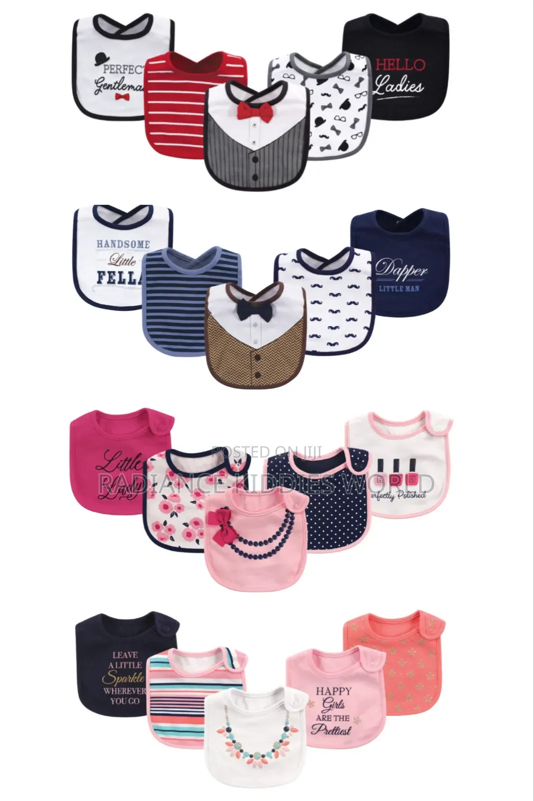 5in1 Little Treasure Cotton Baby Bibs