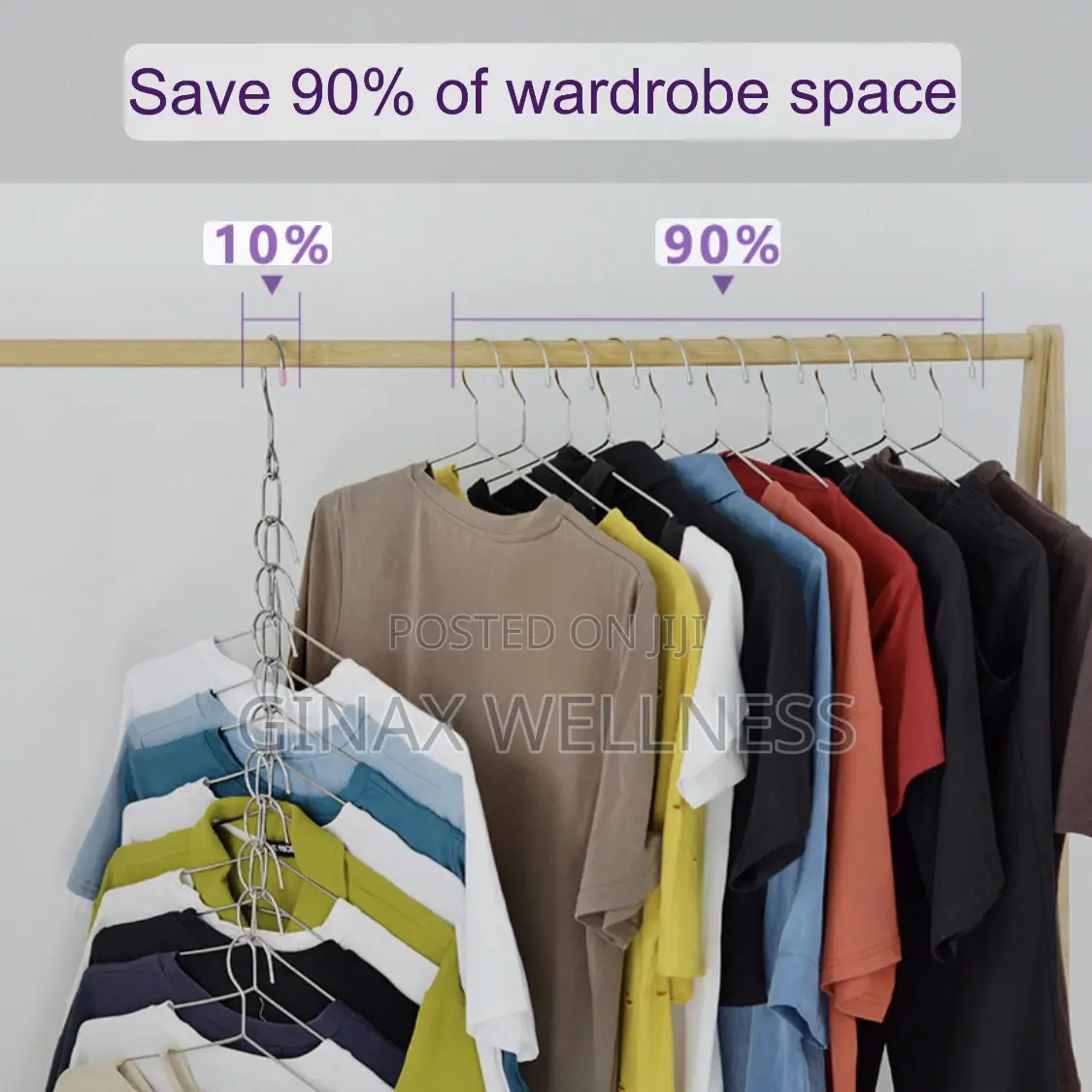 Display Iron Chain | Clothes Organizer and Space Saver