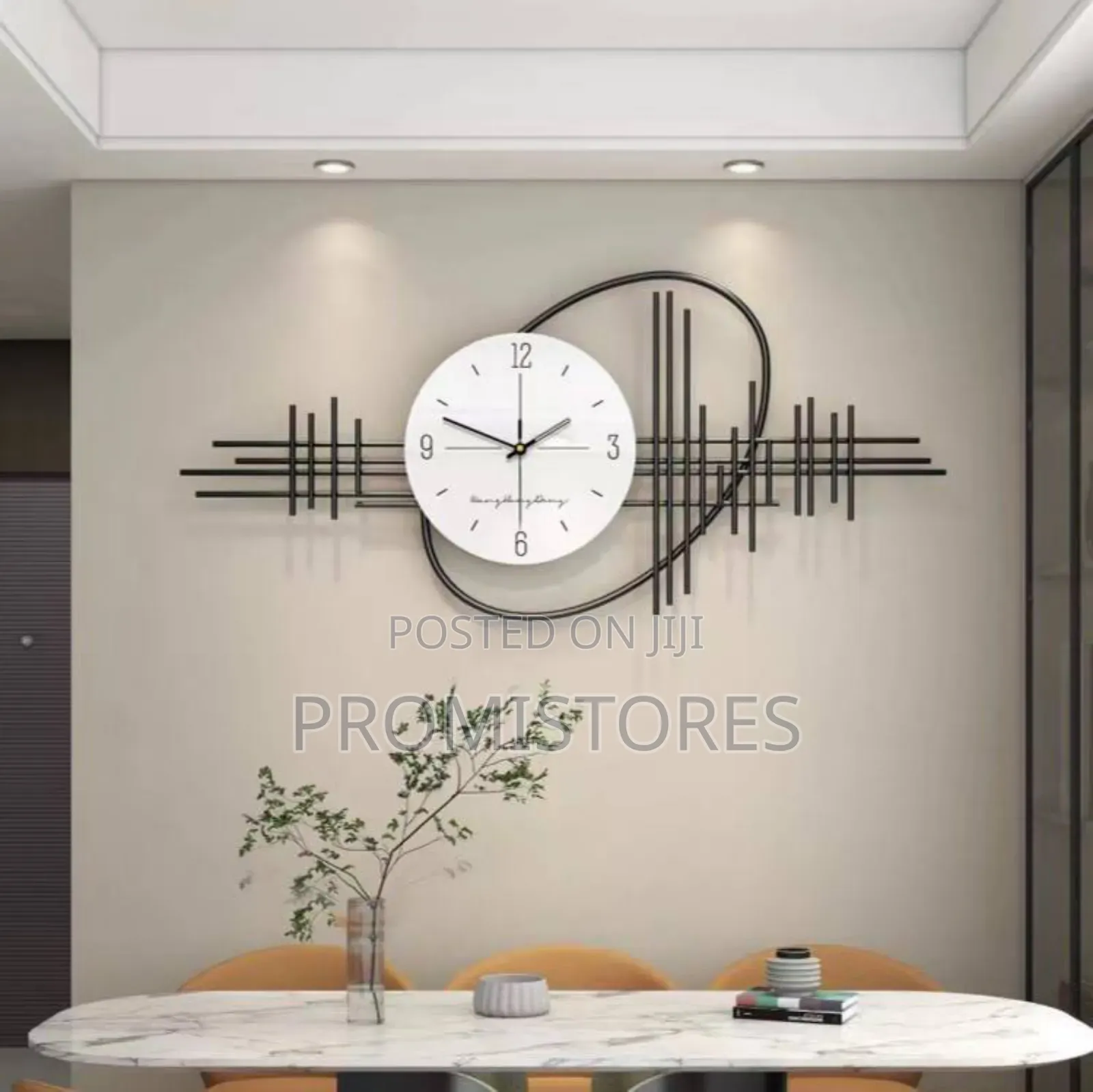 Decorative Iron Metal Hanging Wall Clock