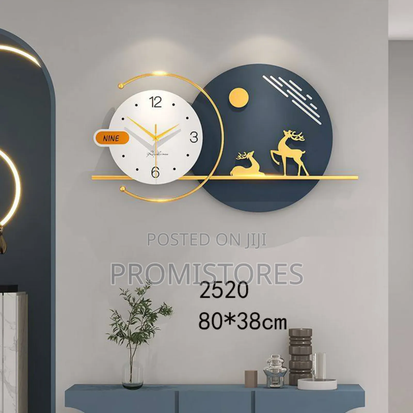 Decorative Iron Metal Hanging Wall Clock