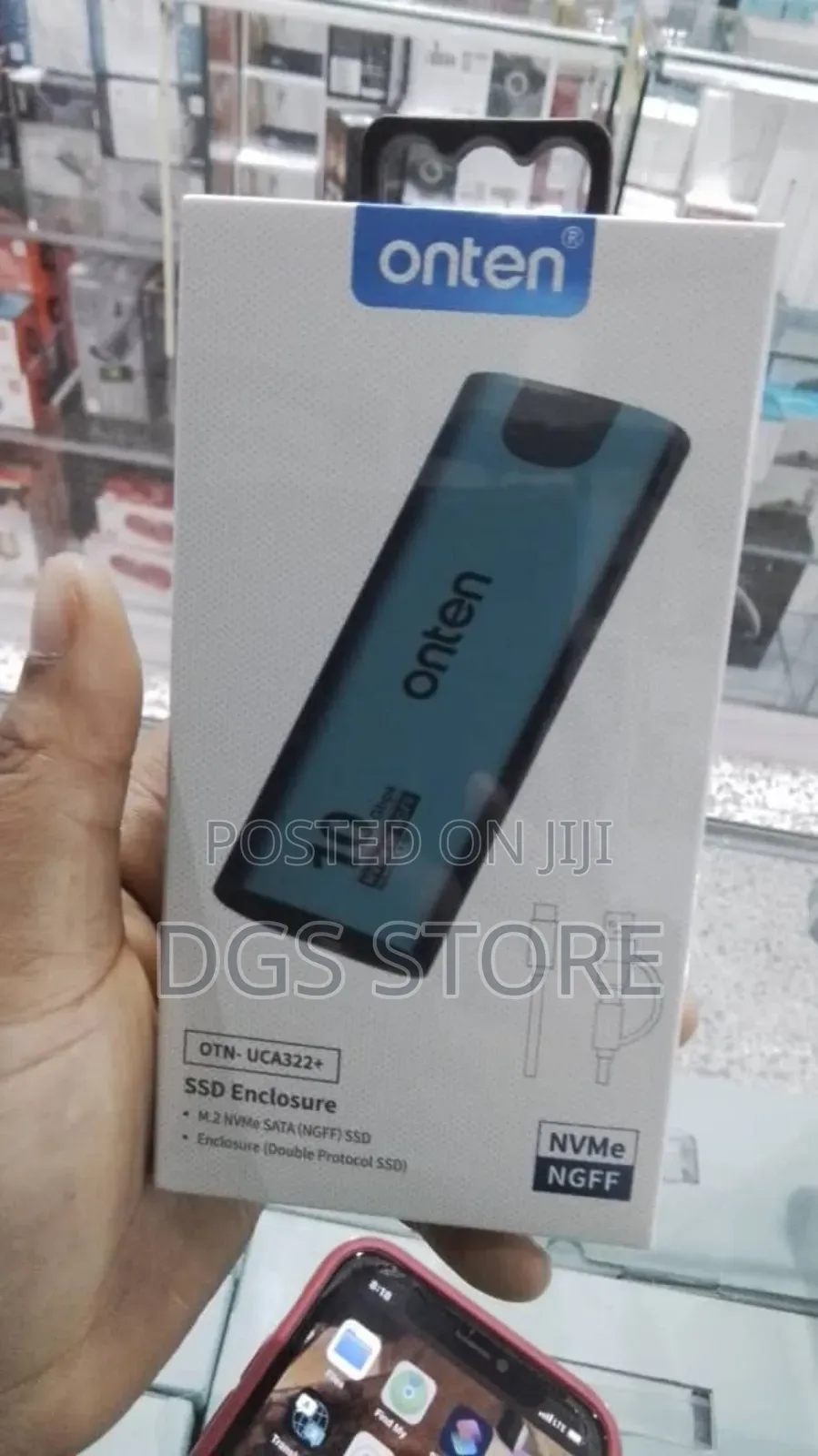 Onten SSD Enclosure Otn Uca322+