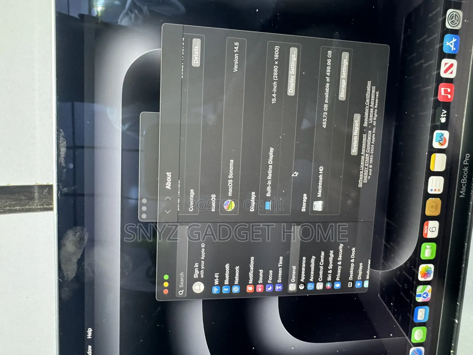 Laptop Apple MacBook Pro 2019 32GB Intel Core I9 SSD 500GB