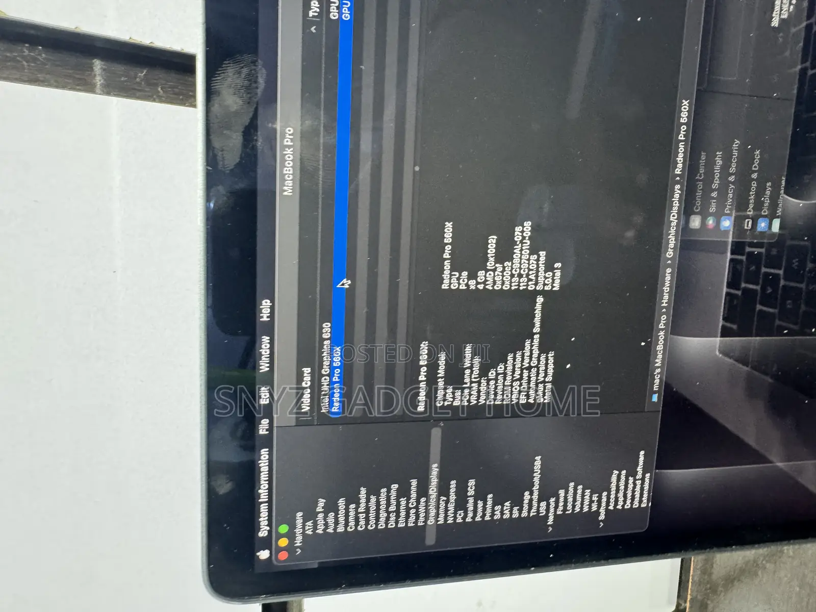 Laptop Apple MacBook Pro 2019 32GB Intel Core I9 SSD 500GB