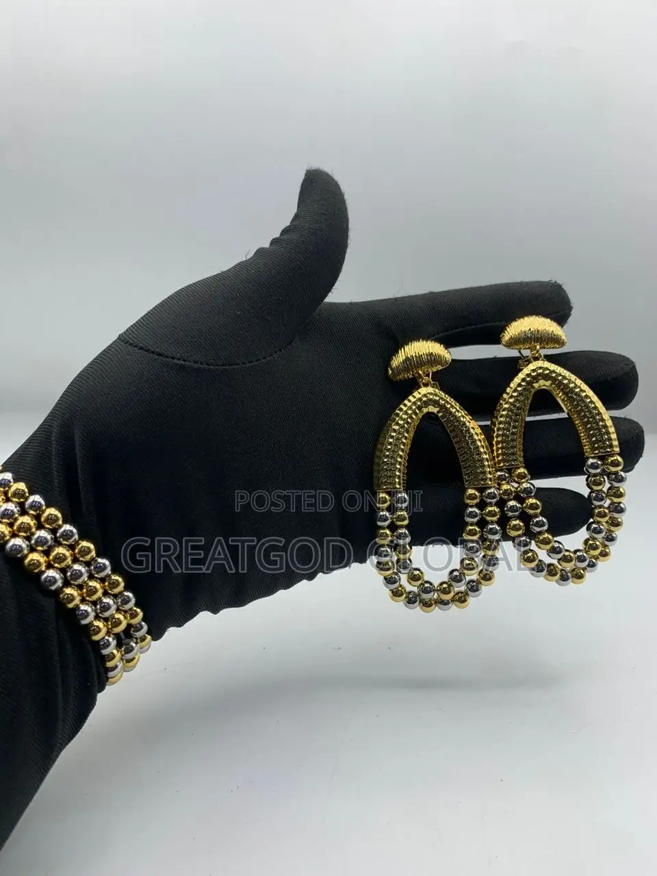 EARRINGS and 3 IN 1 BRACELETS With BOX 