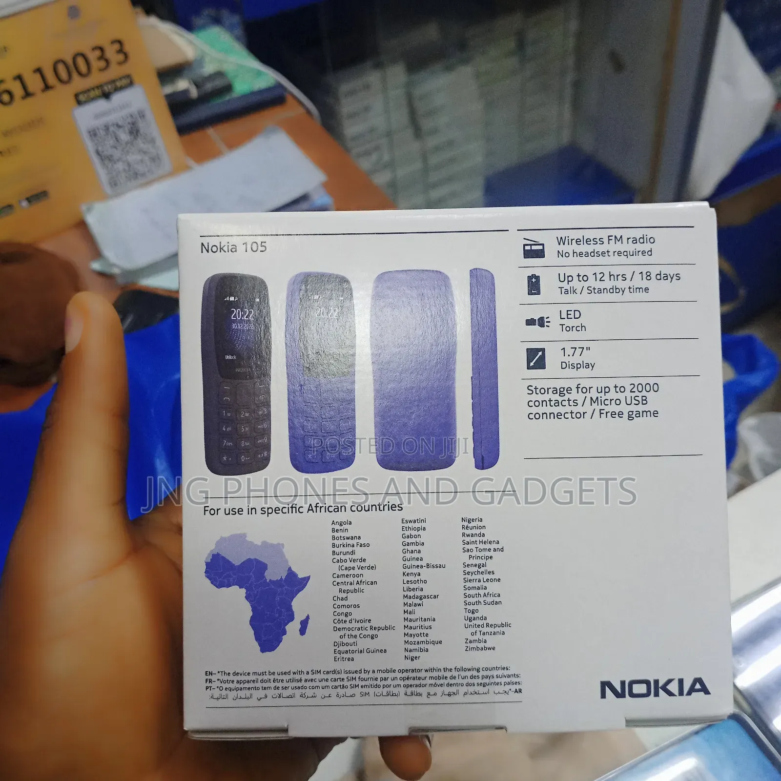New Nokia 105 Black