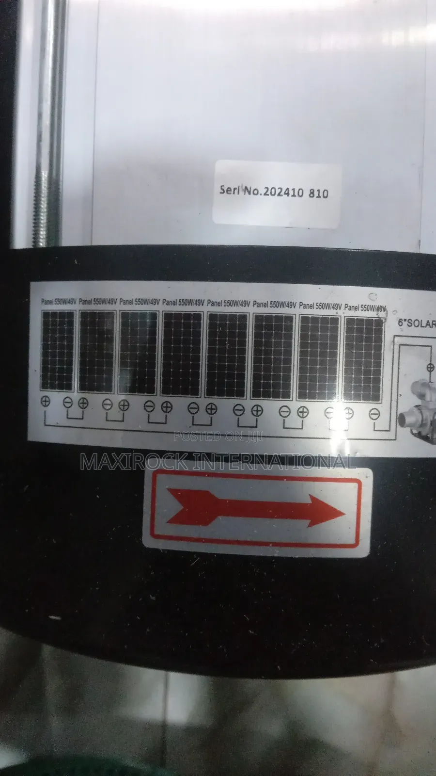 6hp 6 Inches Solar Surface Irrigation Transfer Water Pump