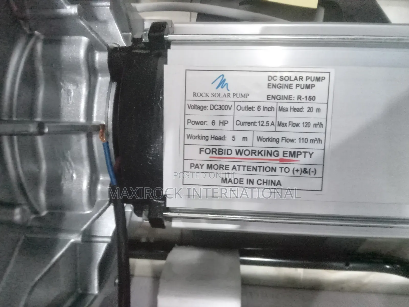 6hp 6 Inches Solar Surface Irrigation Transfer Water Pump
