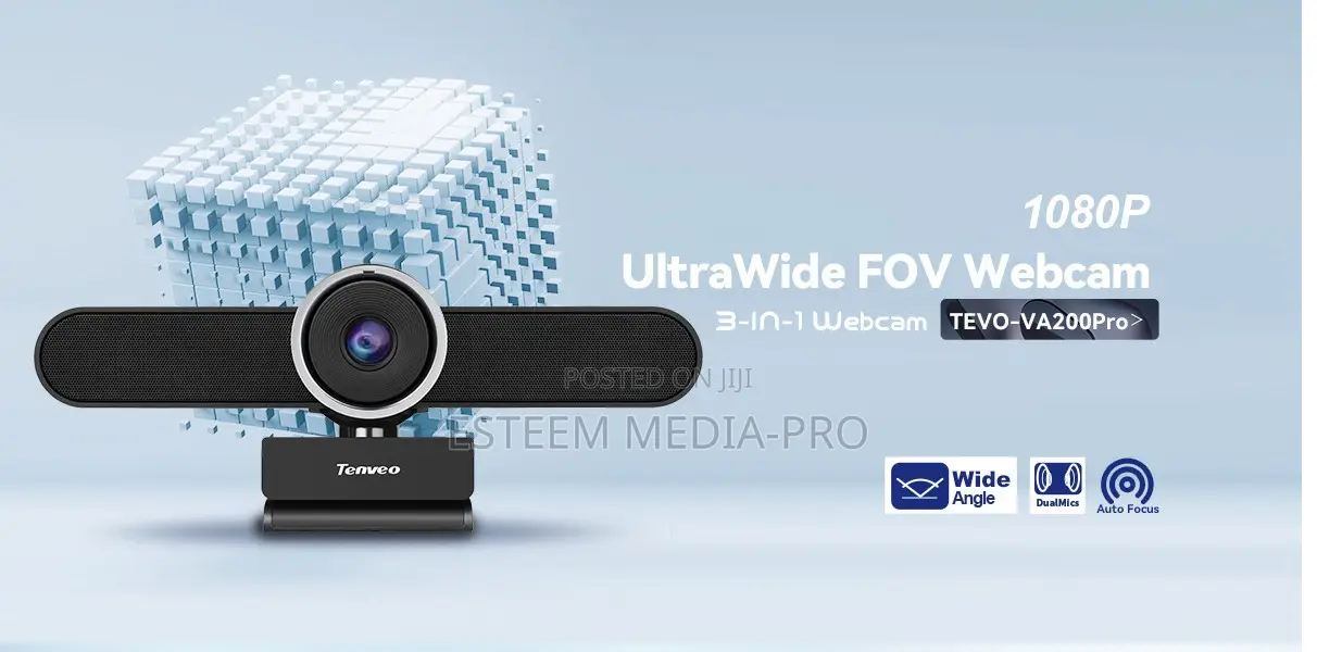 TENVEO 1080P Full HD Webcam for Video Conference TEVO-VA200P