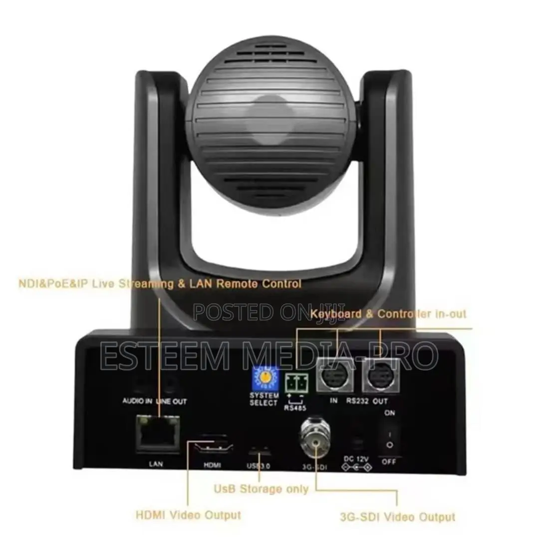 Ndihx 4k60fps 20x Optical Zoom PTZ Camera