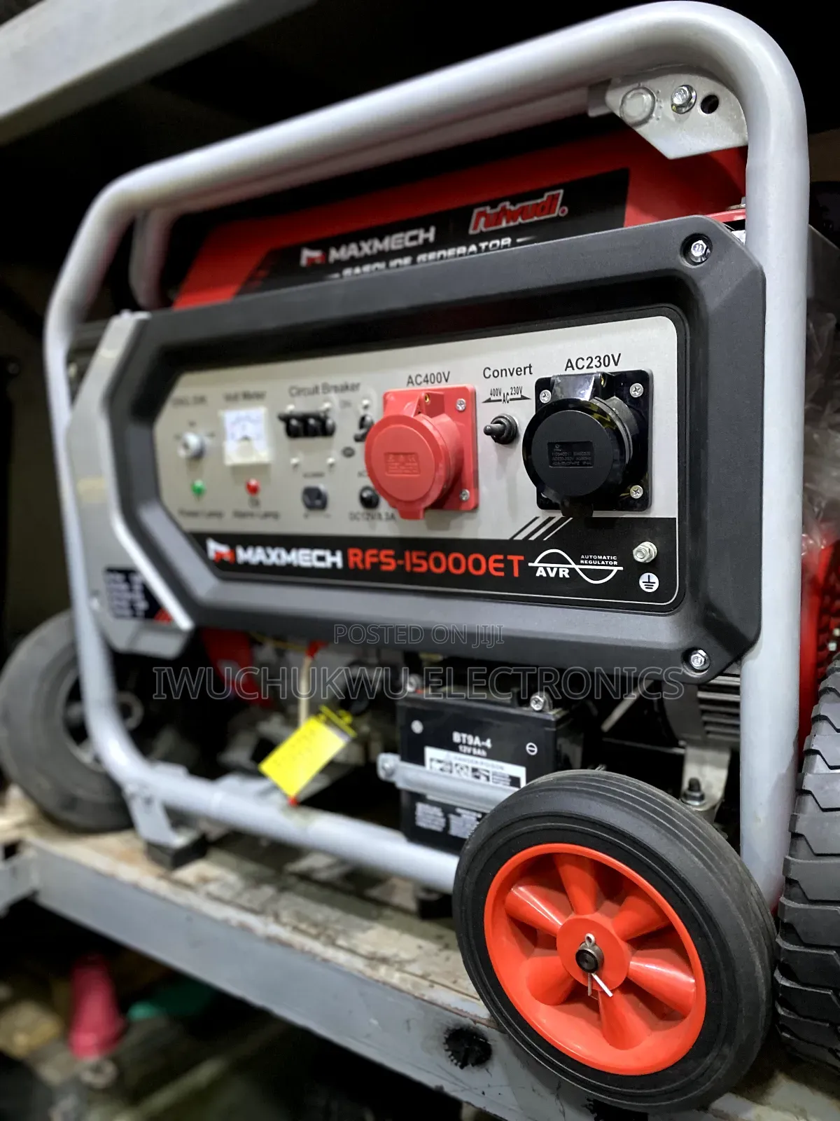 Maxmech RFS Model 15000ET Three Phase Petrol Generator 
