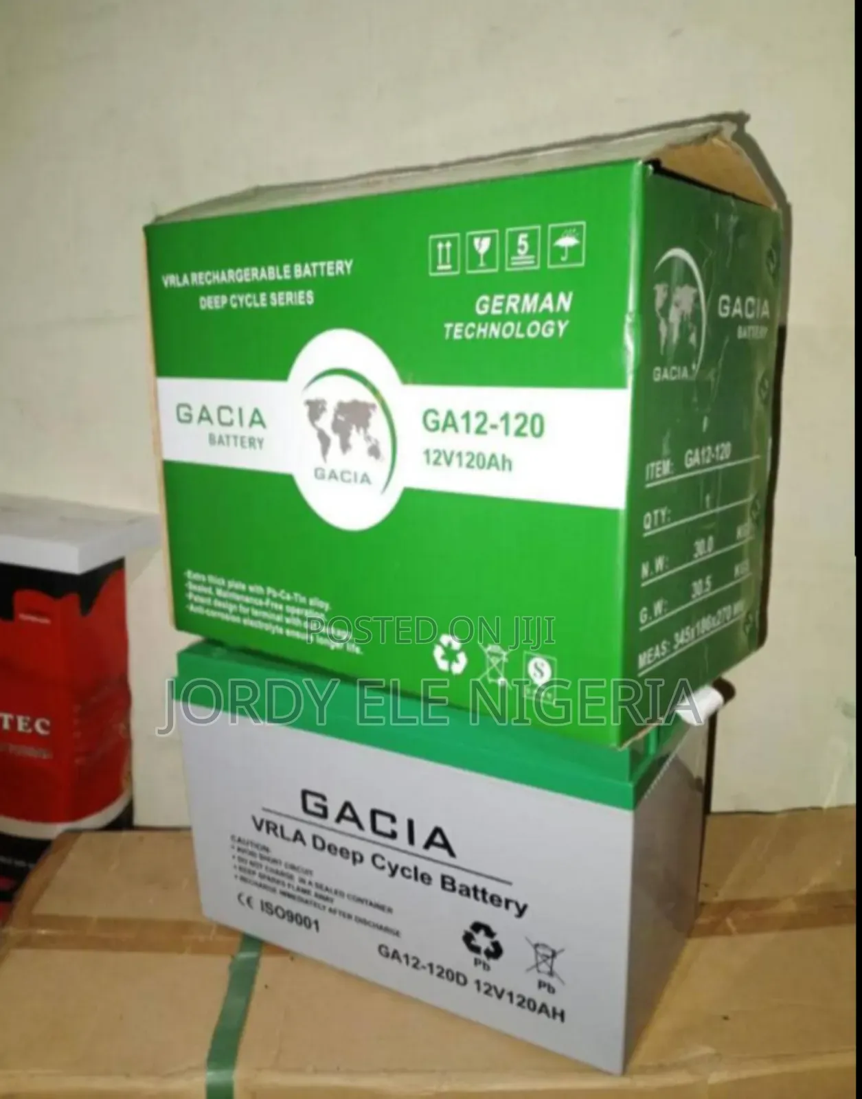 Gacia 120ah Deep Dry Cell Battery