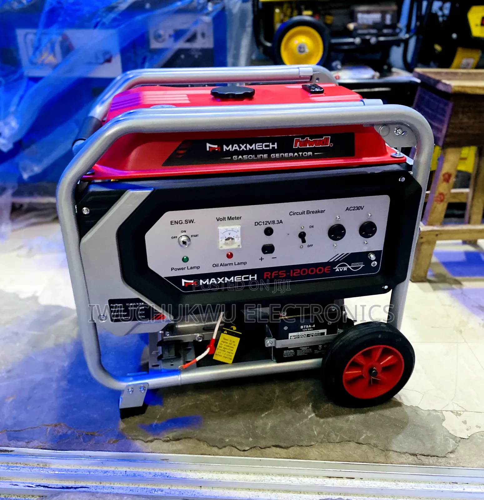Maxmech Rfs12000e Single Phase Petrol Generator