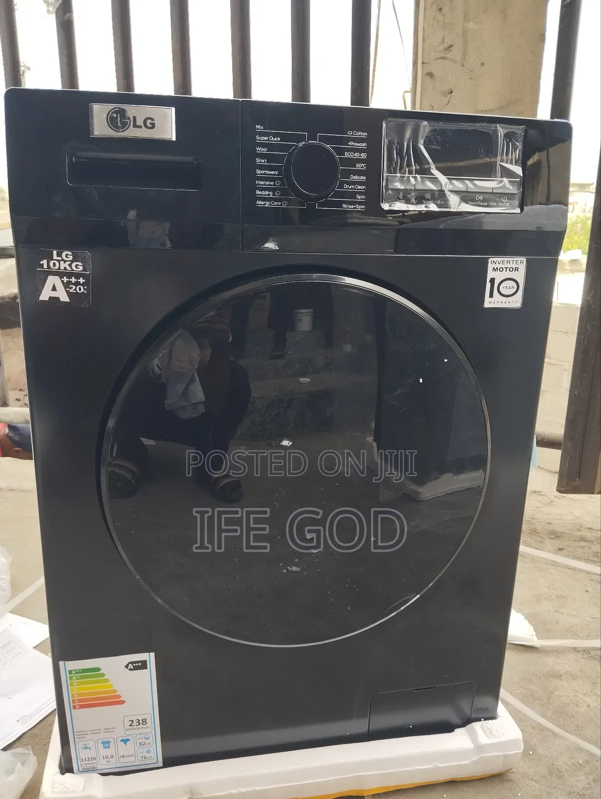 Original LG 10KG Inverter Washing Machine Front Load Etc