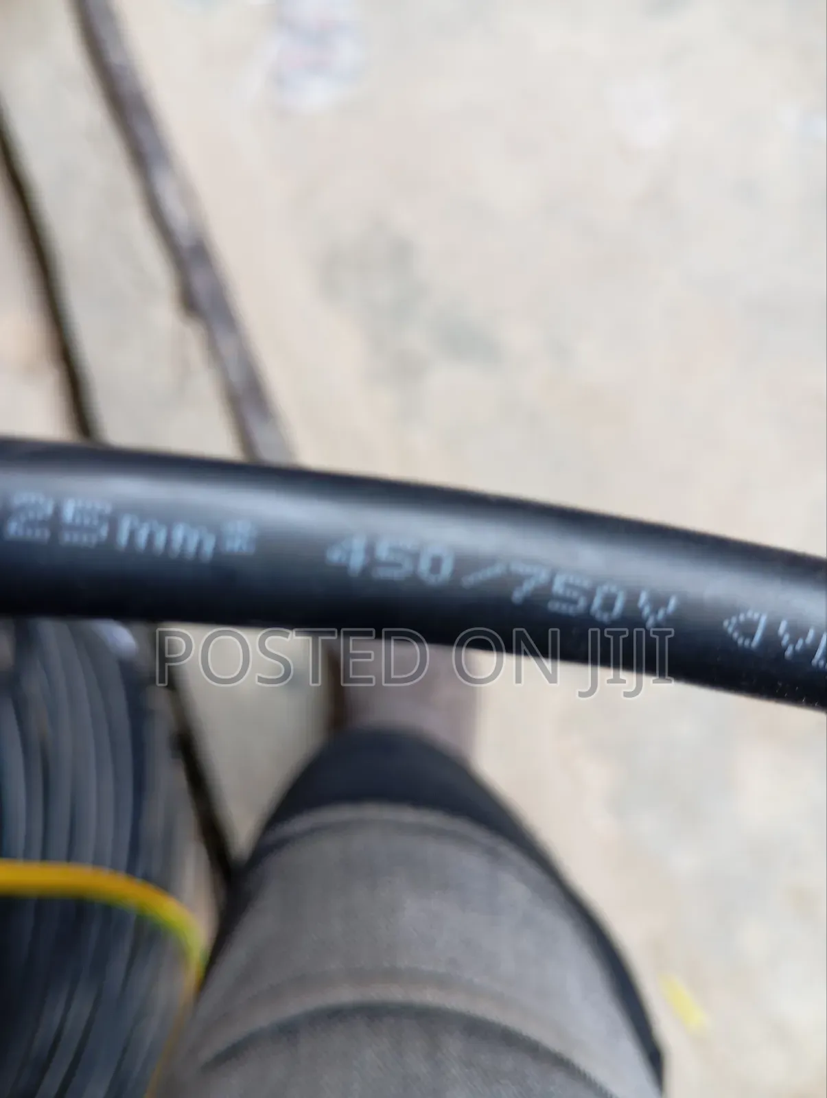 25mmx1core High Quality PVC Flexible Cable 100% Copper