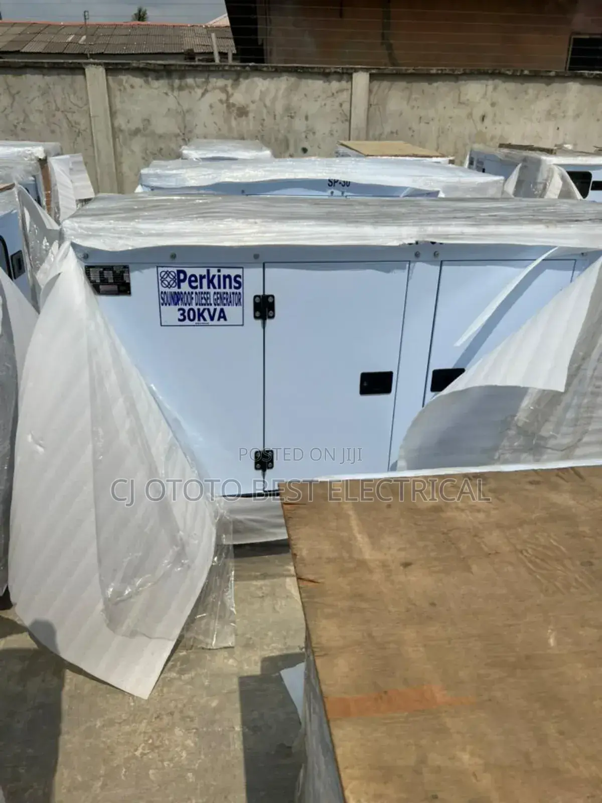 Perkins Generator Soundproof 30kva Brand New 100%Copper