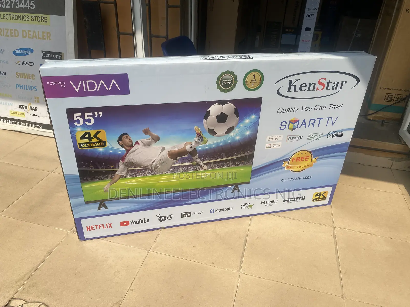 Kenstar 55inches UHD Smart Vidaa Tv