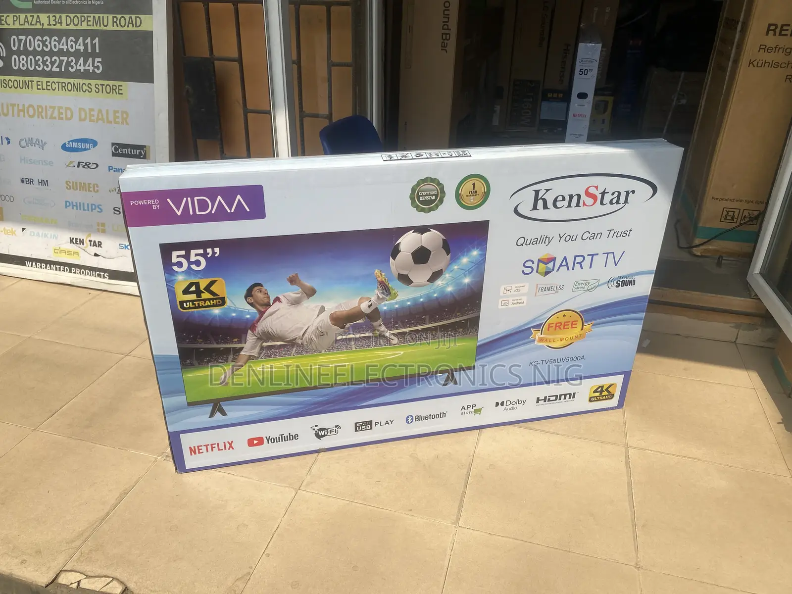 Kenstar 55inches UHD Smart Vidaa Tv