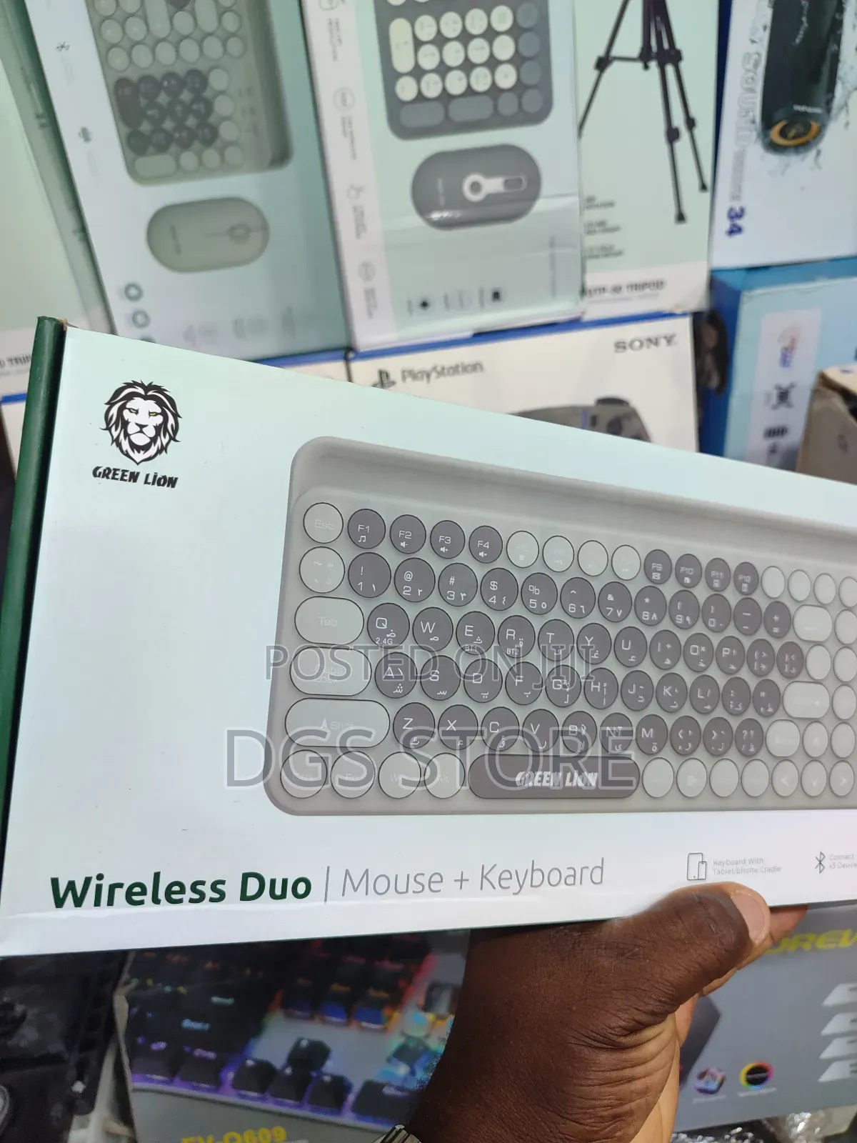 Green Lion Wireless Duo Mouse+ Keyboard