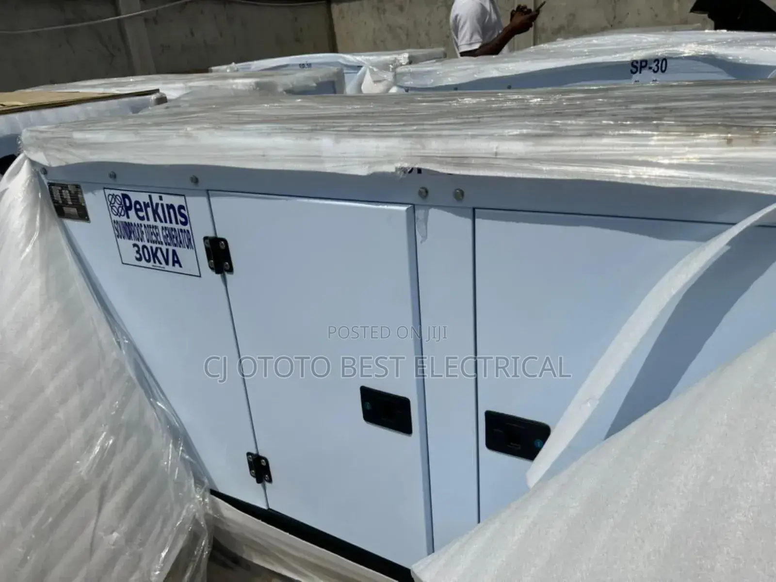 30kva Perkins Generator Soundproof Brand New