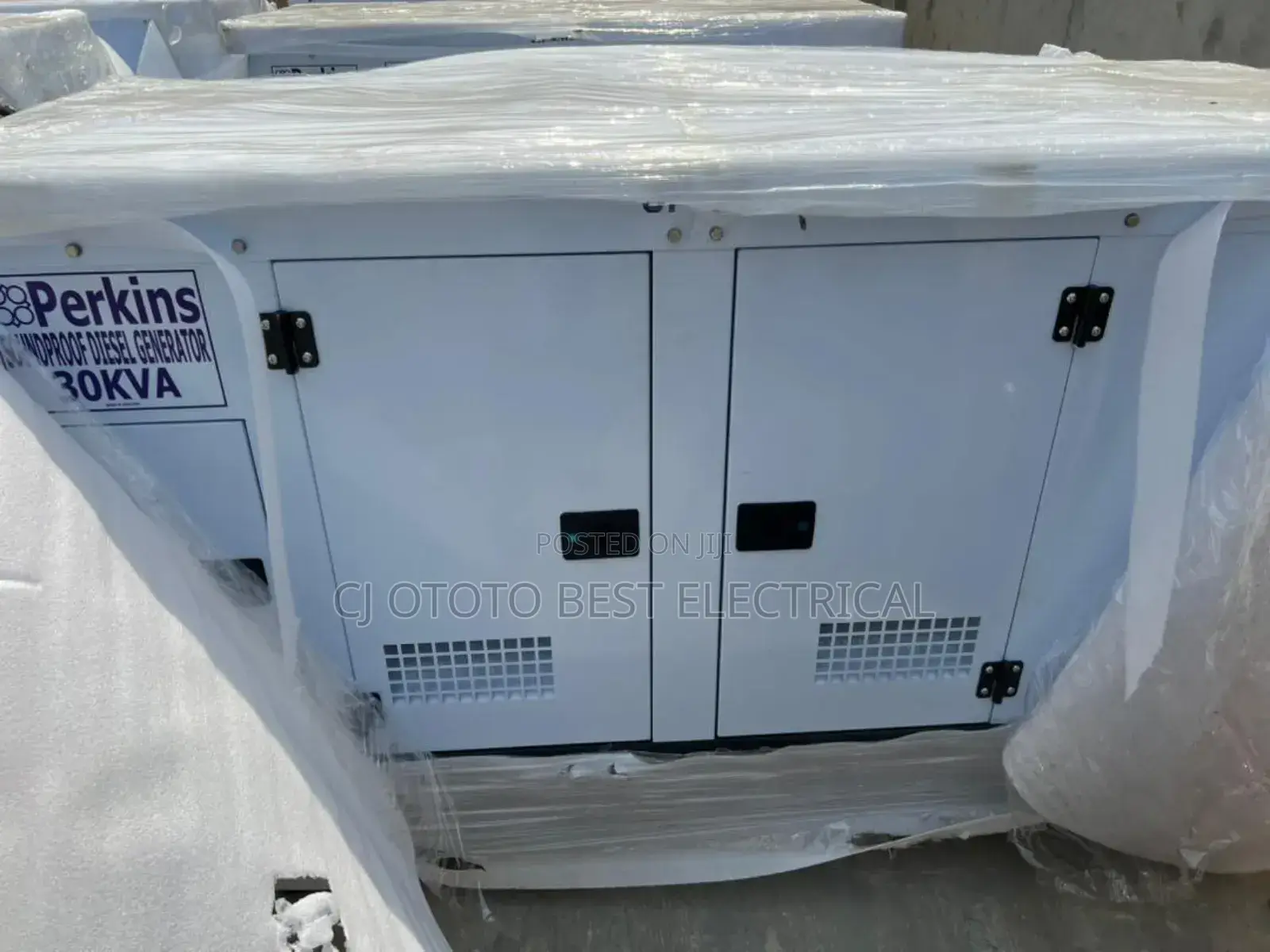 Brand New 30kva Perkins Generator Soundproof 2 Years Warrant
