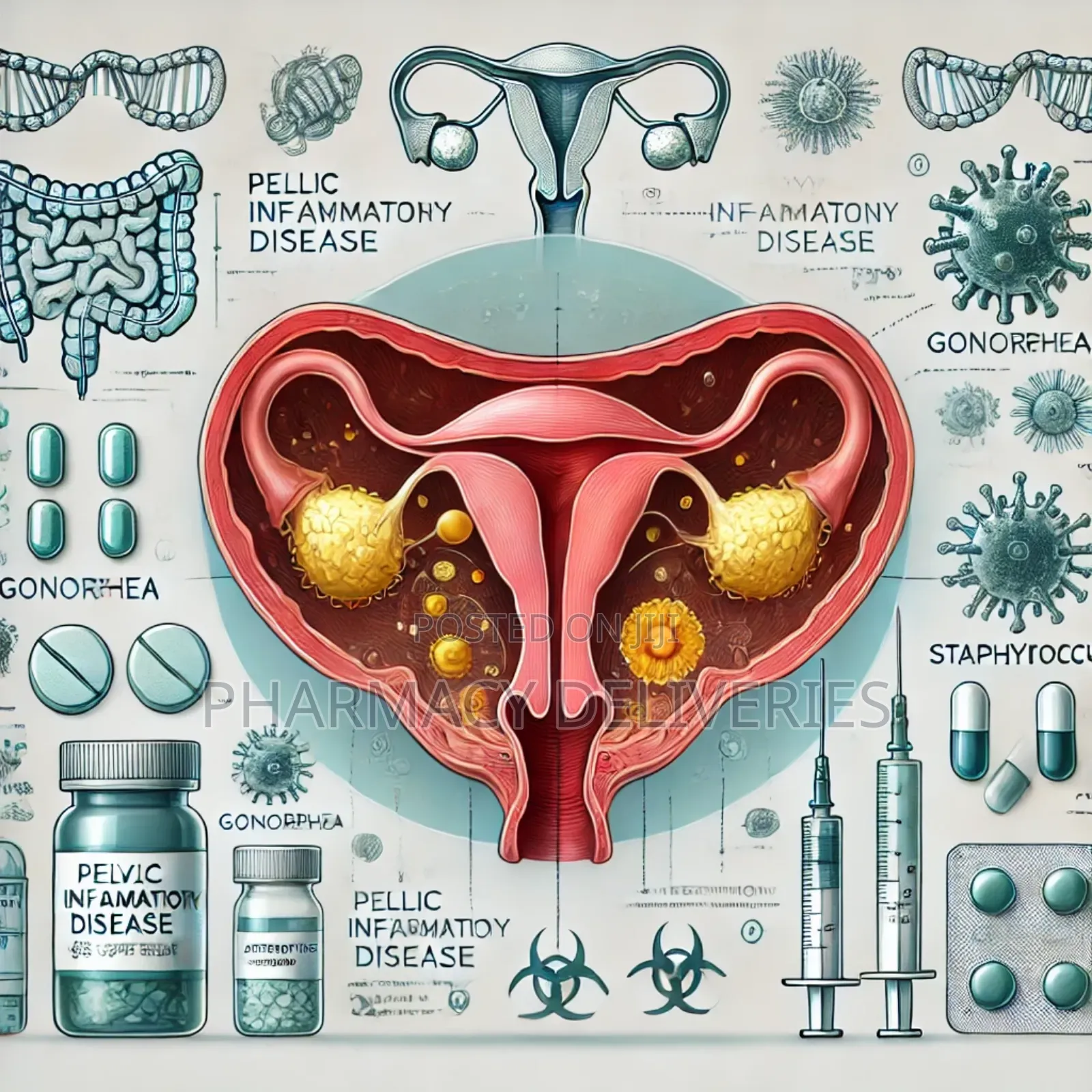 Treatment For(PID), Gonorrhea, and Staphylococcus Infections