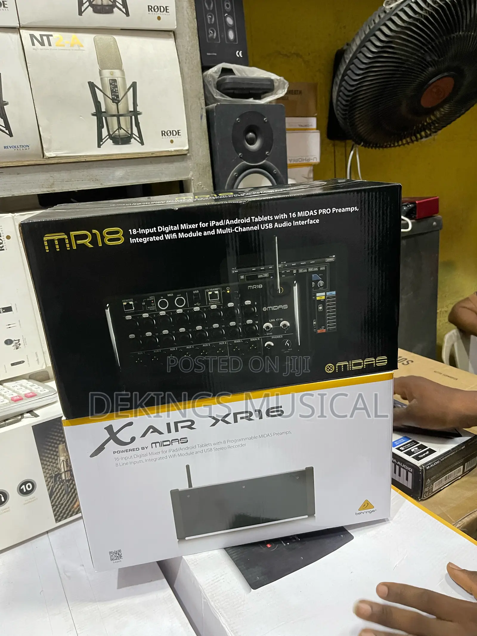 Behringer Midas Mr18 18 Channels Digital Mixer