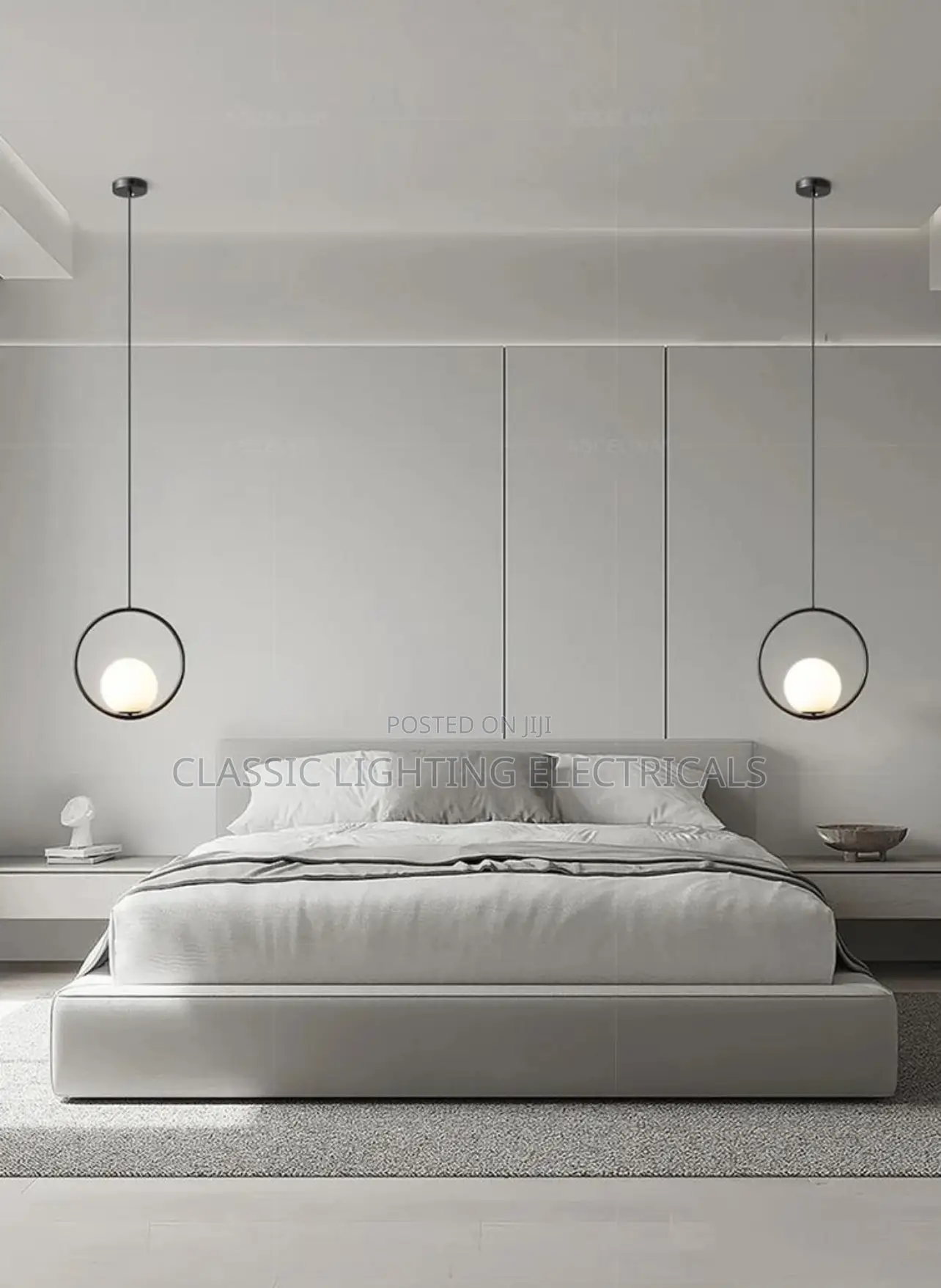 Modern Glass Pendant Lights Kitchen Dining Room Bedside Ligh