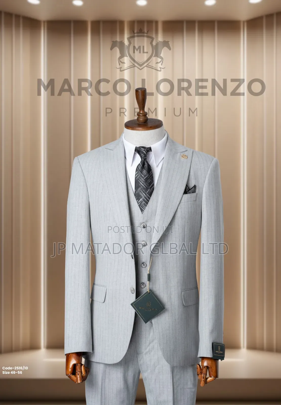 Italian Mario Lorenzo 3pcs Suits