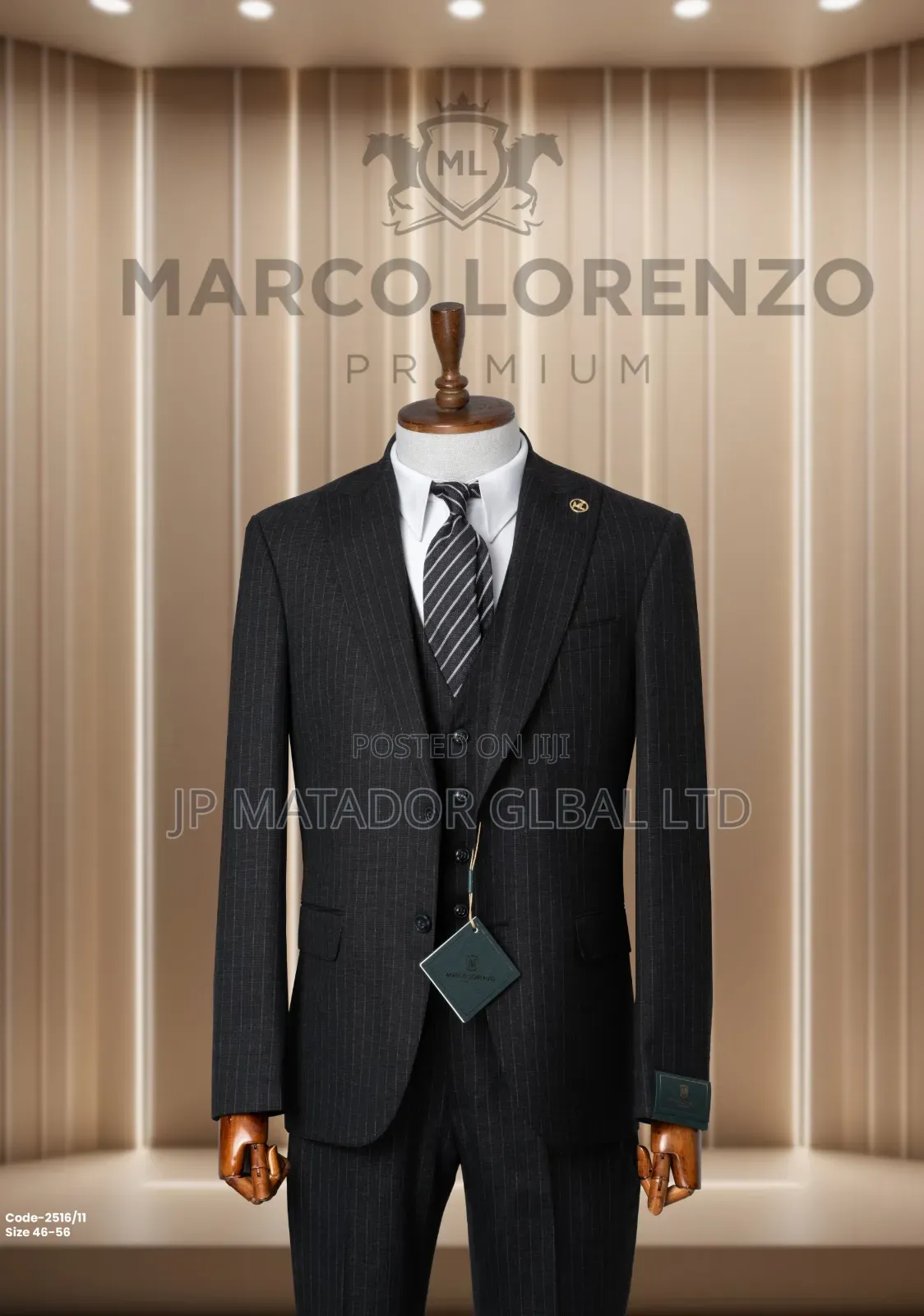 Italian Mario Lorenzo 3pcs Suits