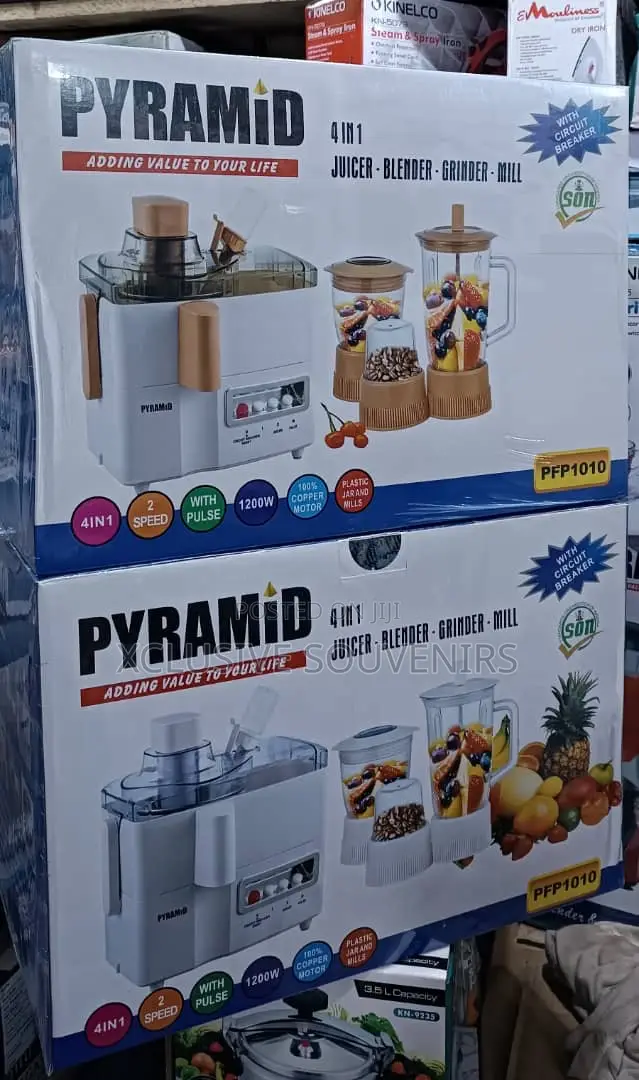 Pyramid 4in1 Juicer-Blender-Grinder-Mill (100% Copper Motor)