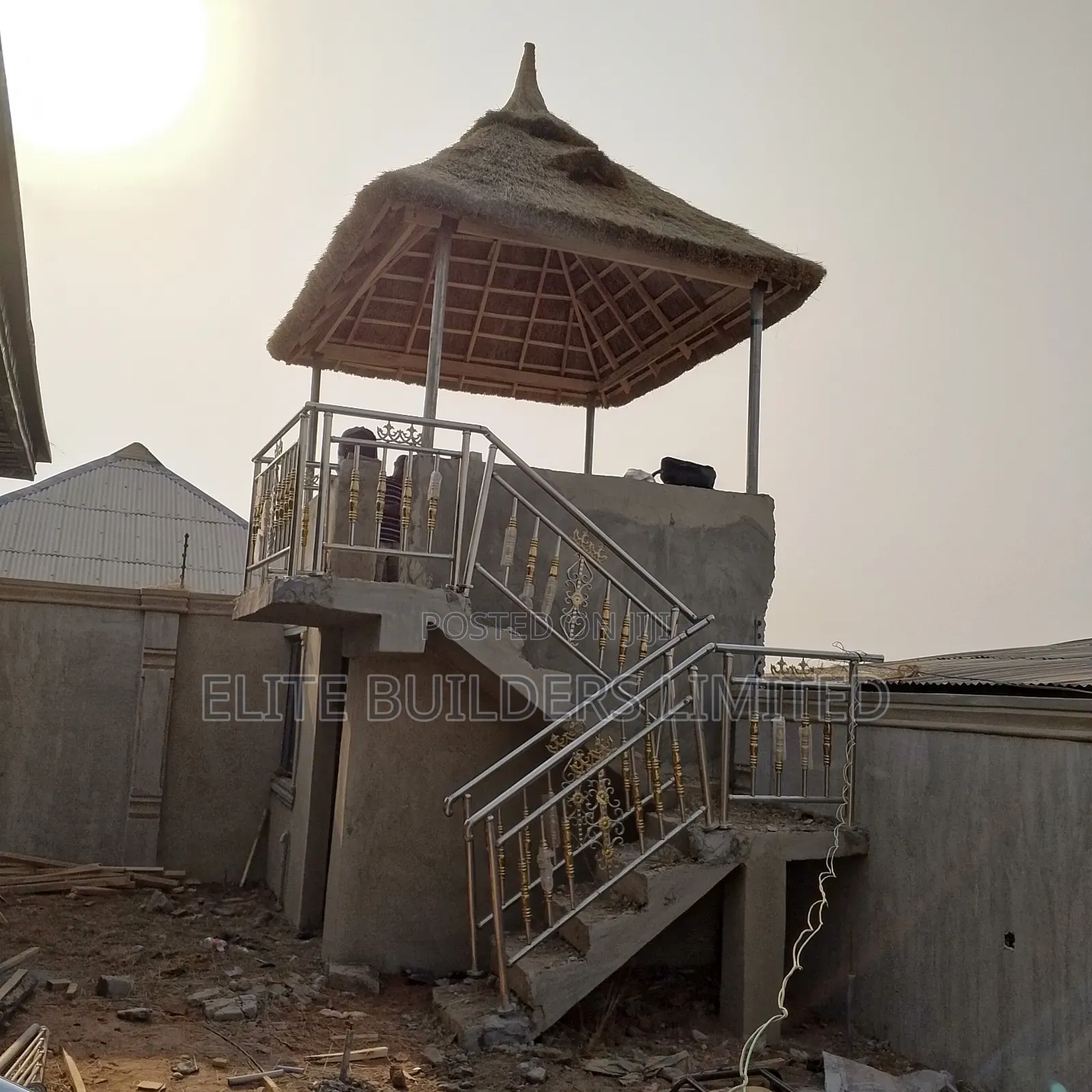 Suitable Bush Bar Gazebo Hut In Lagos