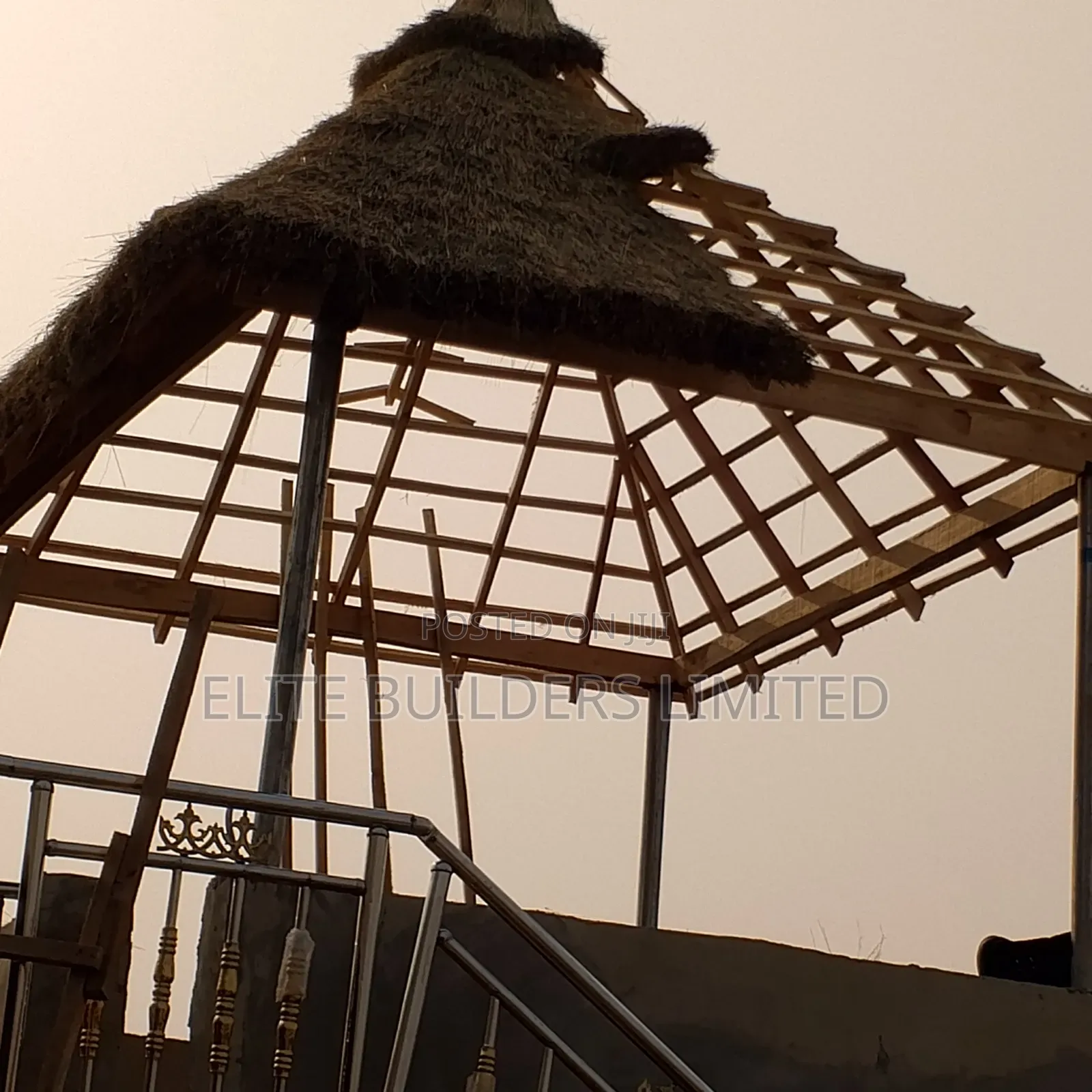 Suitable Bush Bar Gazebo Hut In Lagos