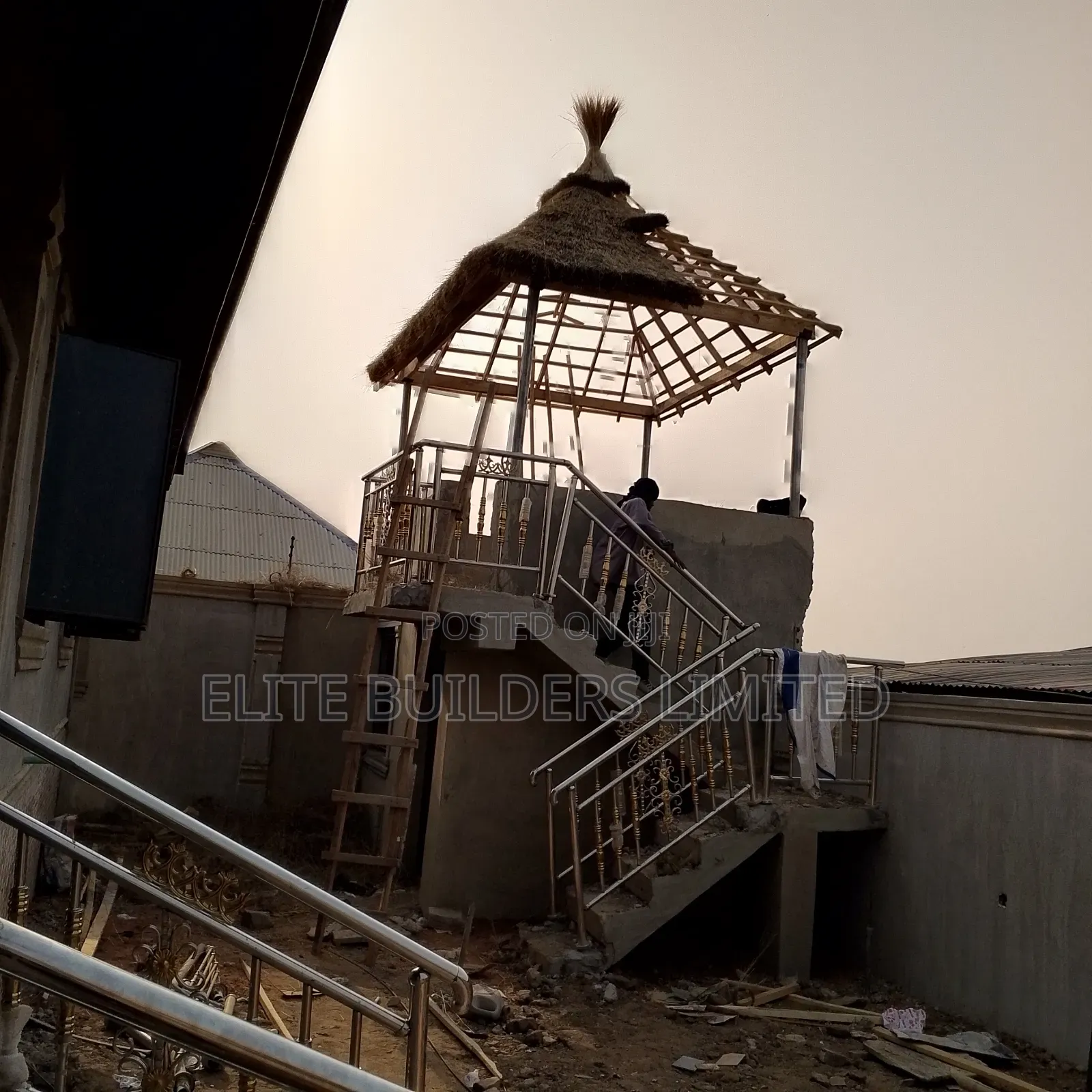 Suitable Bush Bar Gazebo Hut In Lagos