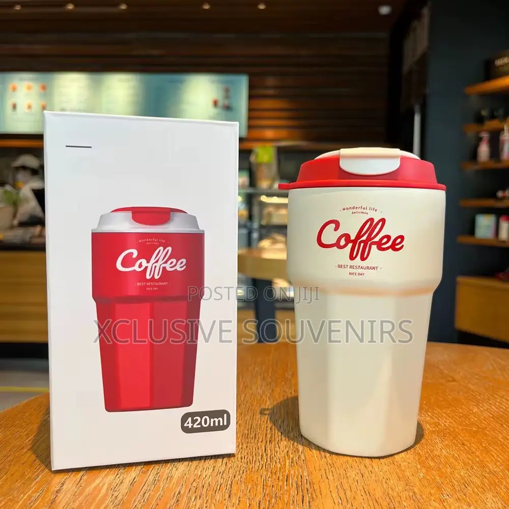 420ML Double Wall Stainless Steel Thermos Coffee Mug