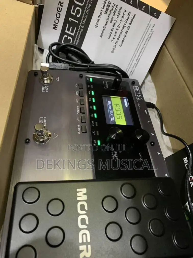 Mooer Ge150 Electric Guitar Multi Effects Pedal Amp Model