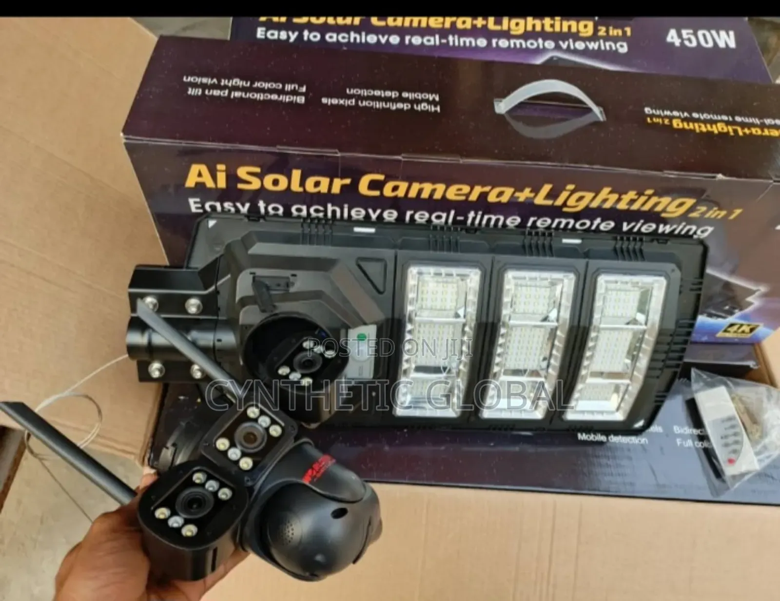 4 Lens V380 Solar PTZ Camera