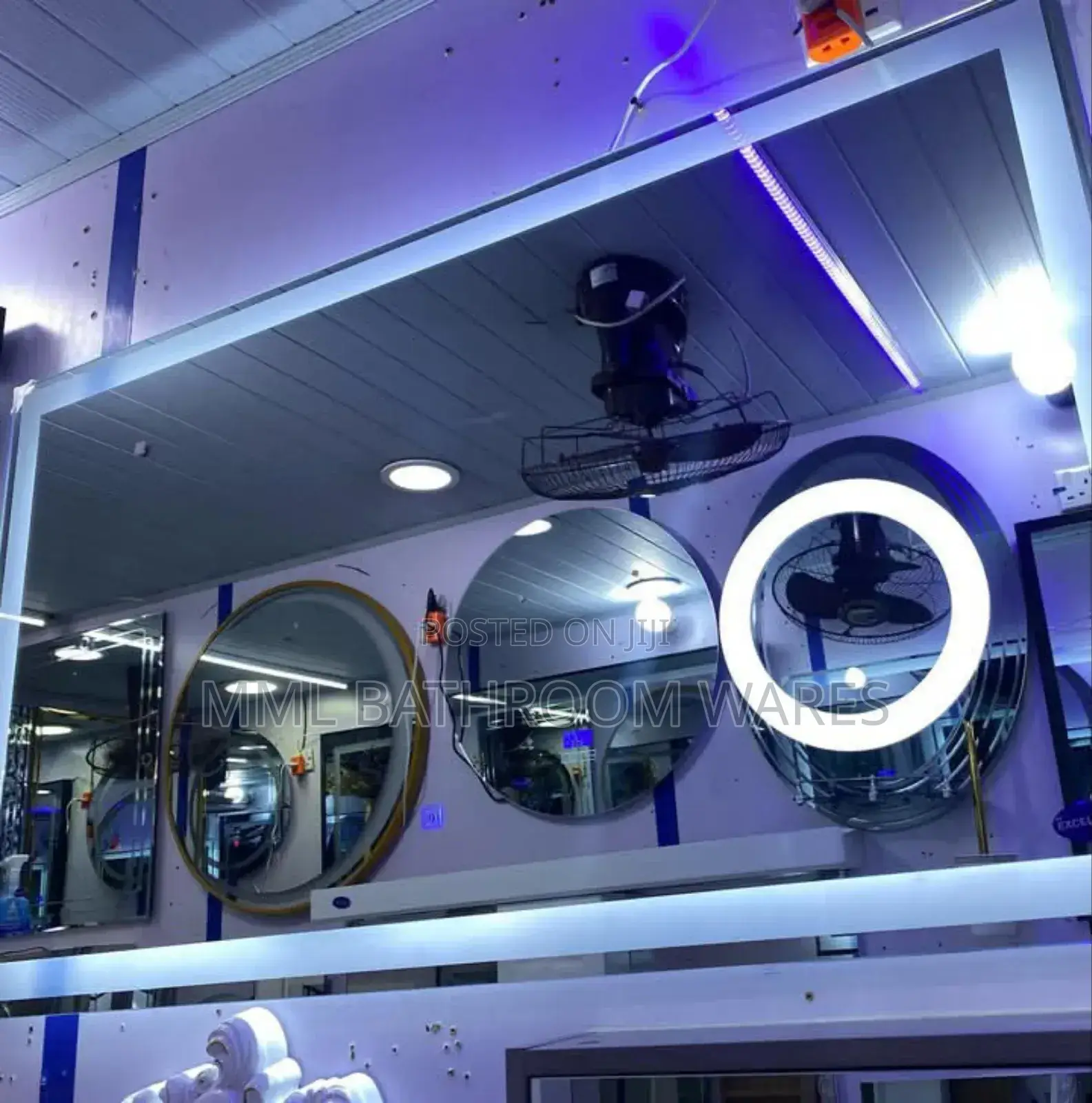 120cm by 70cm Long Led Mirrors