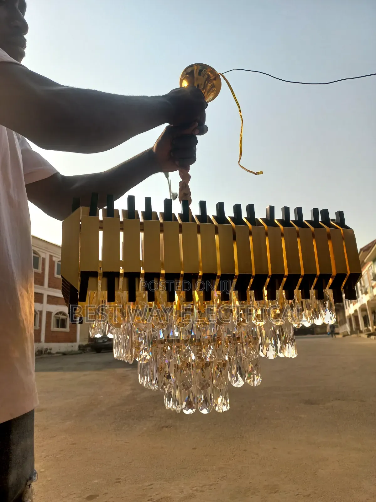 Square Shape Chandelier for Abj
