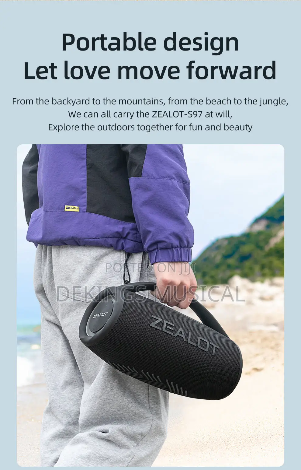 Zealot S97 Deep Bass Bluetooth Speaker
