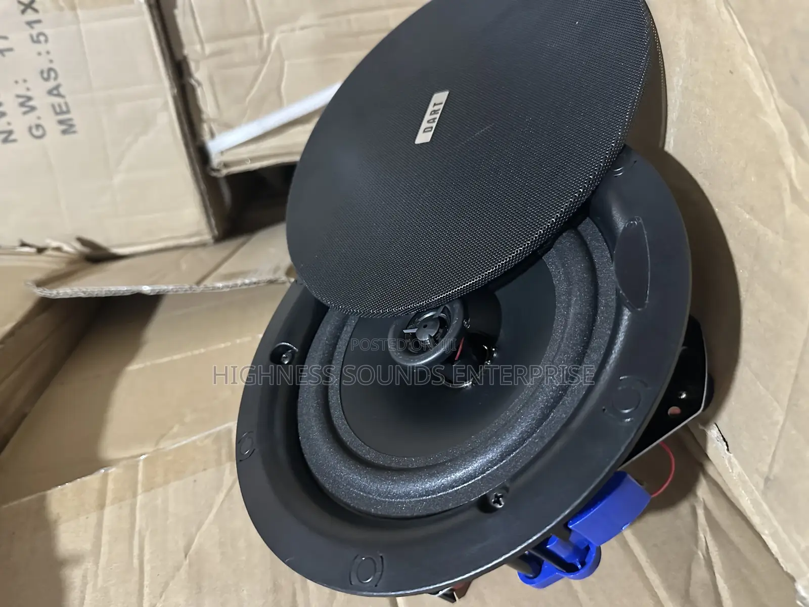 Pop Ceiling Speaker 30w-50w 8ohms Black