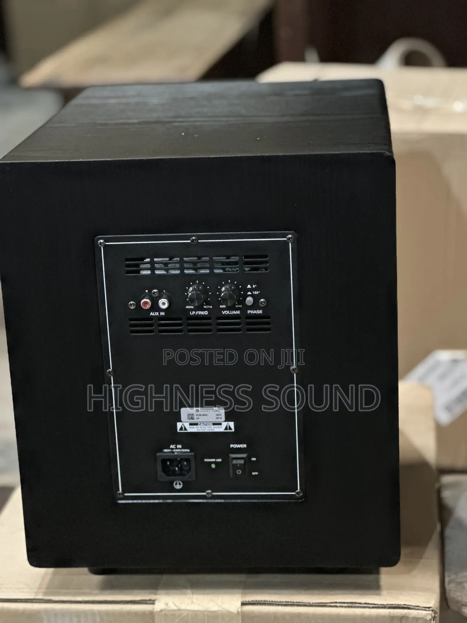 10inches Cinema Active Subwoofer