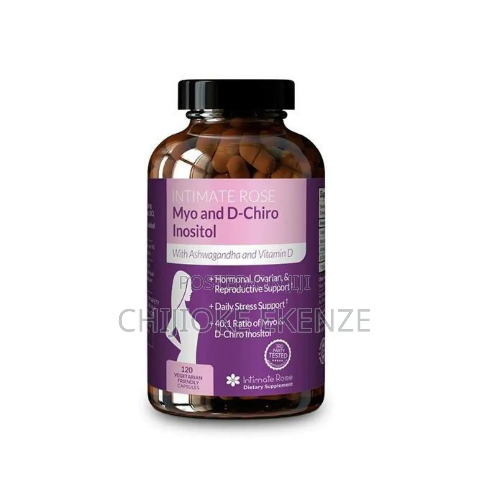 Intimate Rose Myo D-Chiro Inositol X 120 Capsules