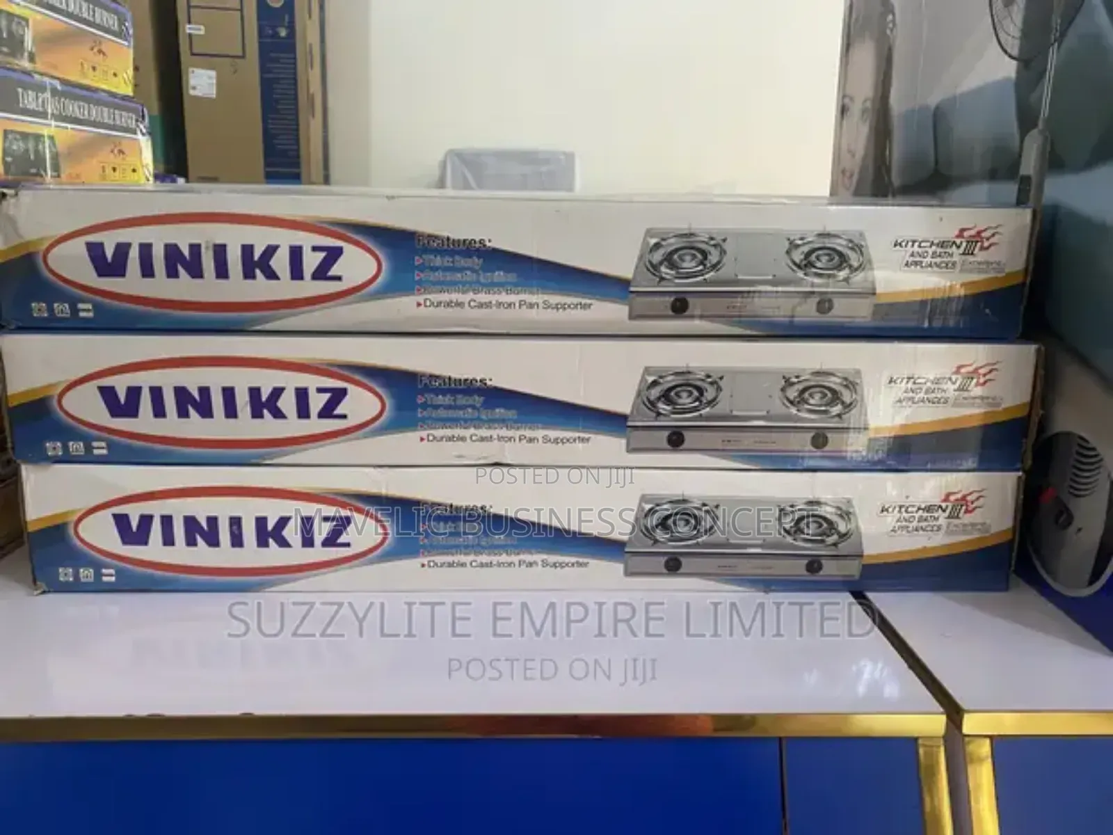 Vinikiz Table Gas Cooker Stainless