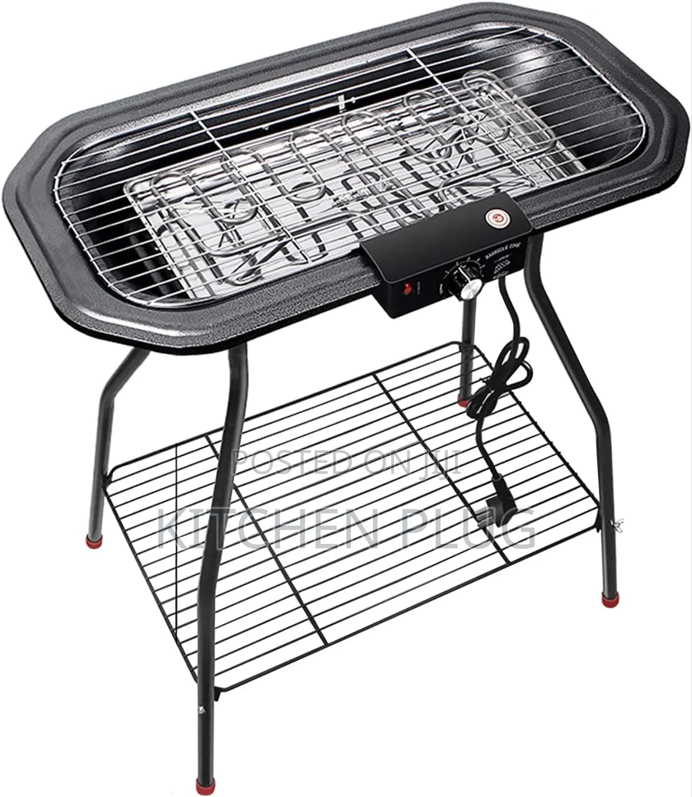 2200w Electric Grill, Seven-Speed