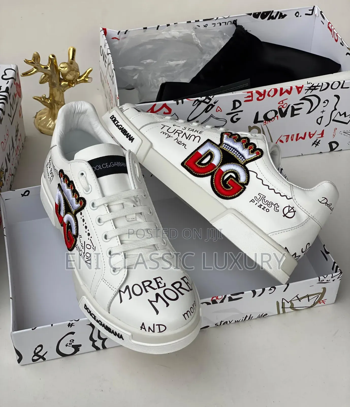 Original Luxury Men's Sneakers Dolce Gabbana Available