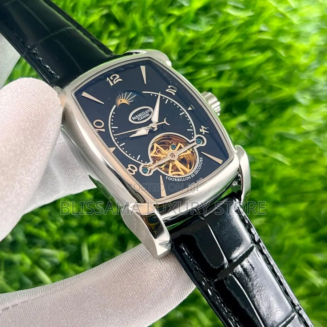 Luxury Parmigiani Leather Authomatic Wristwatches